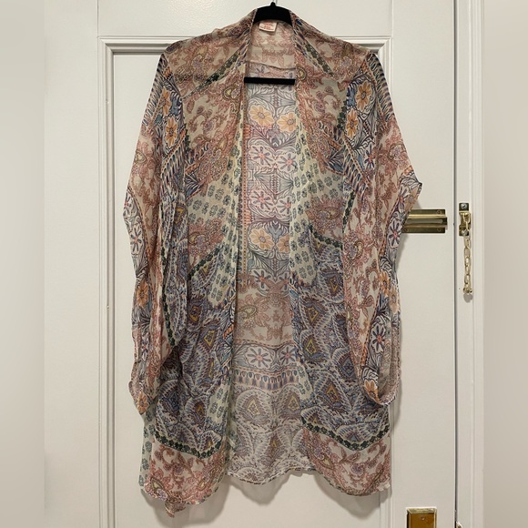 Vismaya Sheer Kimono - Picture 2 of 5